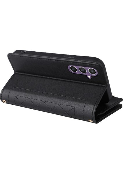 Samsung Galaxy S24 Fe Kayış Kart Yuvaları Flip Case Darbeye Cüzdan (Yurt Dışından) modelleri