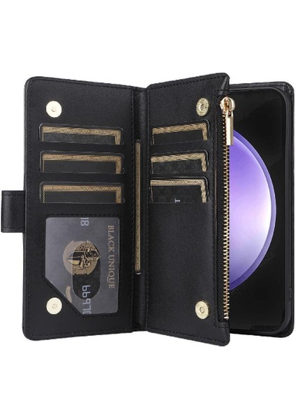 Samsung Galaxy S24 Fe Kayış Kart Yuvaları Flip Case Darbeye Cüzdan (Yurt Dışından) indirimleri