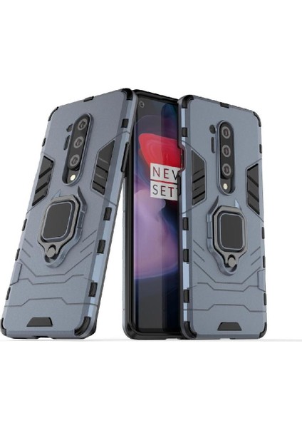 Oneplus 8 Kılıf Darbeye Kapak 360 &deg; Dönen Halka Askeri Damla (Yurt Dışından)