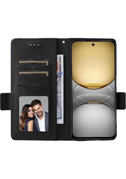 Realme C75 4g Pu Deri Yan Toka Kart Yuvaları Tutucu Flip Case (Yurt Dışından) indirimleri