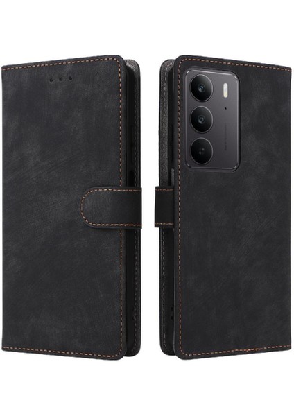 Realme C75 4g Manyetik Kapatma Rfıd Engelleme Kart Yuvaları Kapak Pu Kılıf (Yurt Dışından) fiyatları