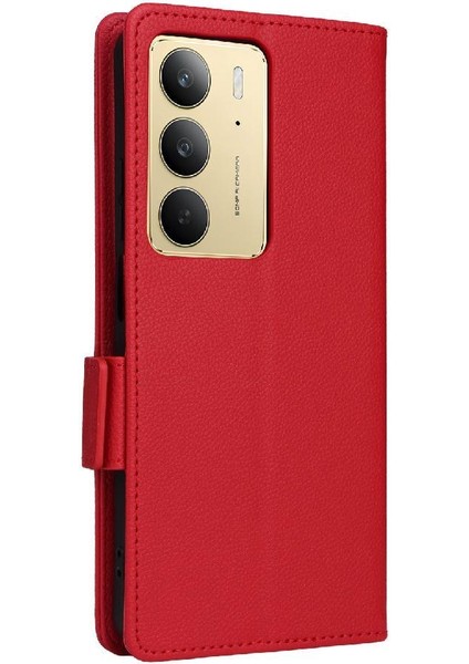 Realme C75 4g Pu Deri Yan Toka Kart Yuvaları Tutucu Flip Case (Yurt Dışından) fırsatları