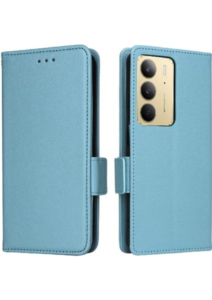 Realme C75 4g Pu Deri Yan Toka Kart Yuvaları Tutucu Flip Case (Yurt Dışından)