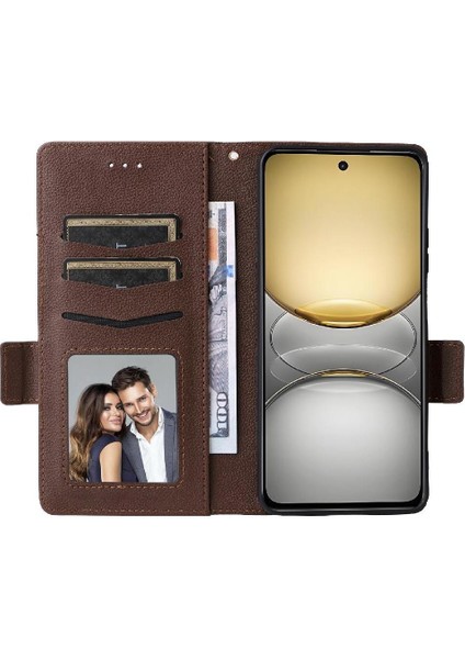 Realme C75 4g Pu Deri Yan Toka Kart Yuvaları Tutucu Flip Case (Yurt Dışından) fırsatları