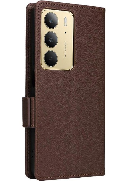 Realme C75 4g Pu Deri Yan Toka Kart Yuvaları Tutucu Flip Case (Yurt Dışından) indirimleri