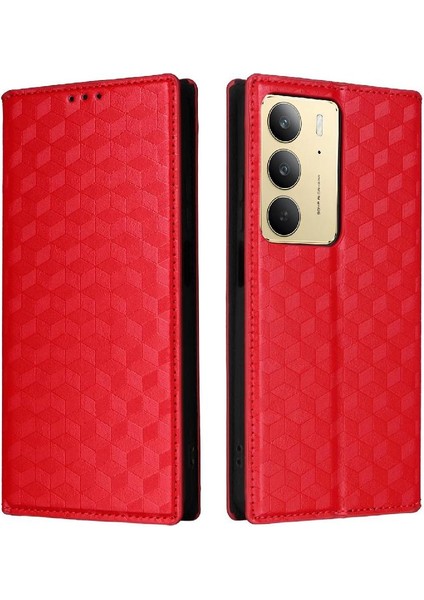 Realme C75 4g 3D Desen Manyetik Kapatma Pu Deri Cüzdan Kılıf (Yurt Dışından) fiyatları