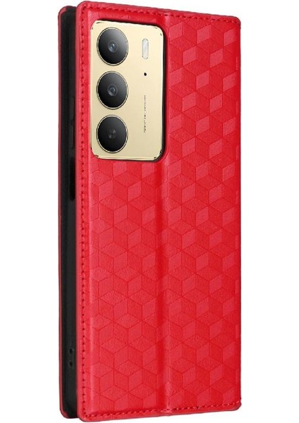 Realme C75 4g 3D Desen Manyetik Kapatma Pu Deri Cüzdan Kılıf (Yurt Dışından) fırsatları