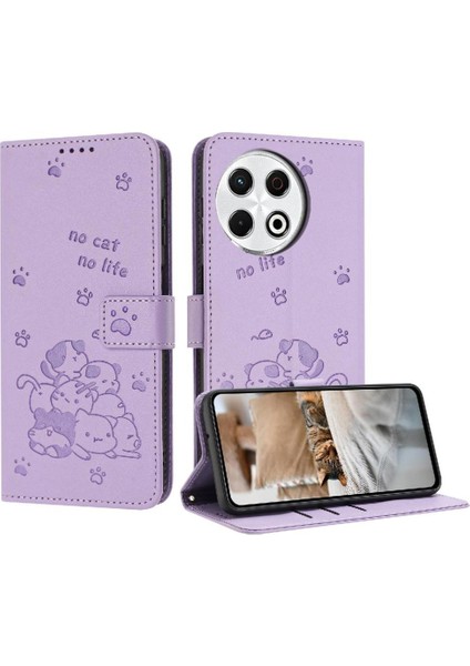 Tecno Spark 30 Pro Kart Tutucu Flip Case Kickstand Deri Cüzdan Pu (Yurt Dışından)