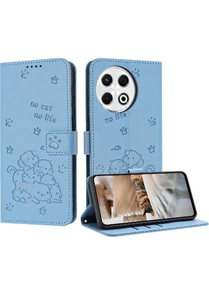 Tecno Spark 30 Pro Kart Tutucu Flip Case Kickstand Deri Cüzdan Pu (Yurt Dışından)