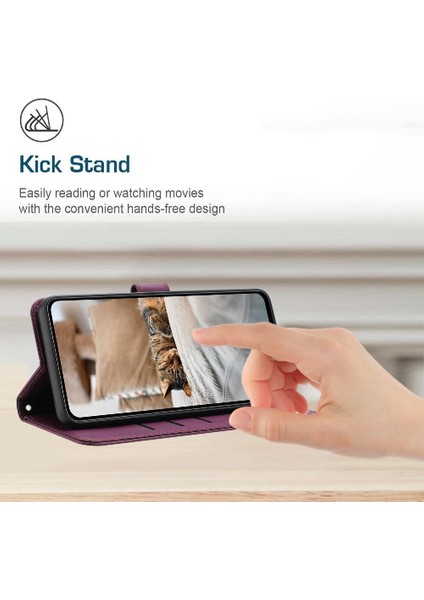 Tecno Spark 30 Pro Kart Tutucu Flip Case Kickstand Deri Cüzdan Pu (Yurt Dışından)