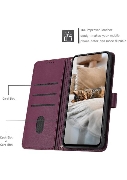 Xiaomi Poco F5 Flip Case Deri Cüzdan Pu Deri Sevimli Kedi Kartı (Yurt Dışından) fiyatları