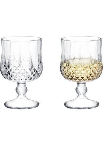 4 Parçalı Desenli Cam Şarap Kadehi Seti fırsatları