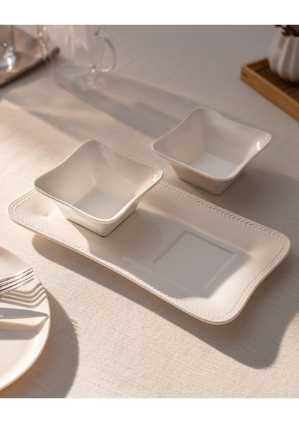 New Petit Concept 3 Parça Sunum Tabağı