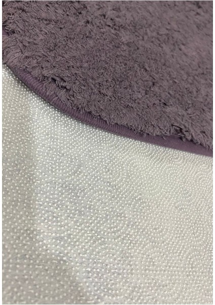 Sheep Banyo Paspası - Koyu Mürdüm - 50x80+45x50 Cm