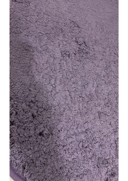 Sheep Banyo Paspası - Koyu Mürdüm - 50x80+45x50 Cm