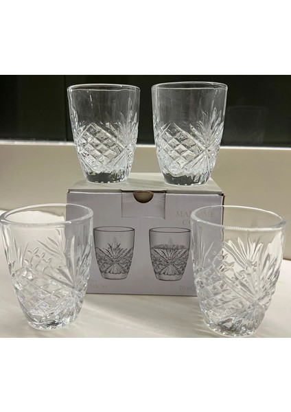 Aron 4'lü Mini Kahve Yanı Bardağı Seti 70 ml modelleri
