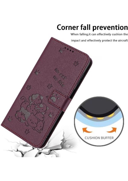 Samsung Galaxy A36 Flip Case 5g Sevimli Kedi Kart Tutucu Kickstand Pu (Yurt Dışından) indirimleri