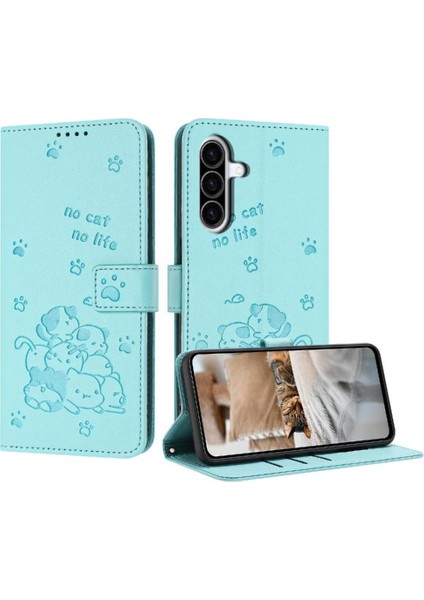 Samsung Galaxy A36 Flip Case Pu Deri Kart Tutucu Kickstand Cüzdan (Yurt Dışından)