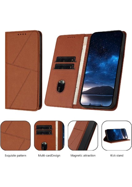 Kart Yuvaları ve Kickstand Darbeye Dayanıklı Kapak ile Sony Xperia 1 Iıı Kılıf (Yurt Dışından)