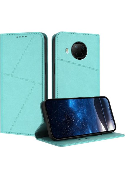 Kart Yuvaları ve Kickstand Darbeye Dayanıklı Kapak ile Xiaomi 10T Lite Kılıf (Yurt Dışından)