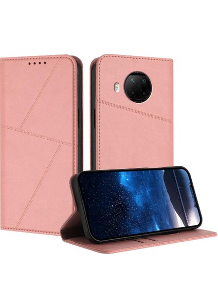 Kart Yuvaları ve Kickstand Darbeye Dayanıklı Kapak ile Xiaomi 10T Lite Kılıf (Yurt Dışından)