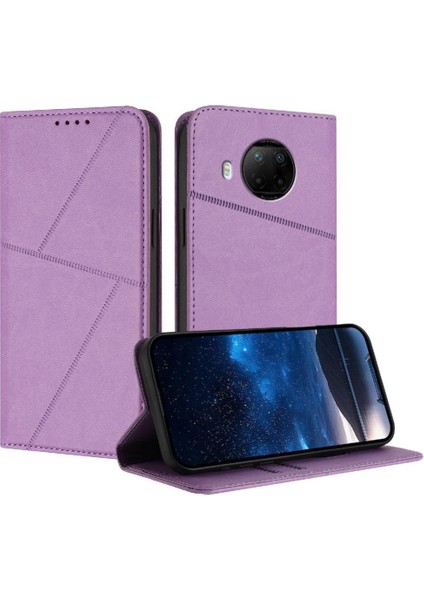 Kart Yuvaları ve Kickstand Darbeye Dayanıklı Kapak ile Xiaomi 10T Lite Kılıf (Yurt Dışından)