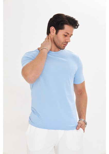 Erkek T-Shirt Supima Cotton Elastan fırsatları