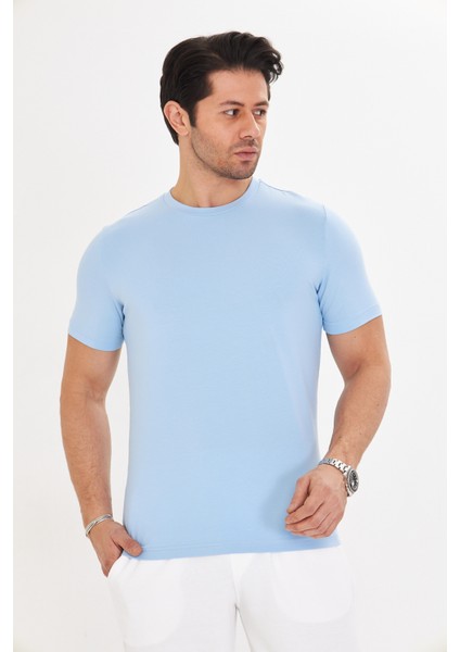 Erkek T-Shirt Supima Cotton Elastan indirimleri