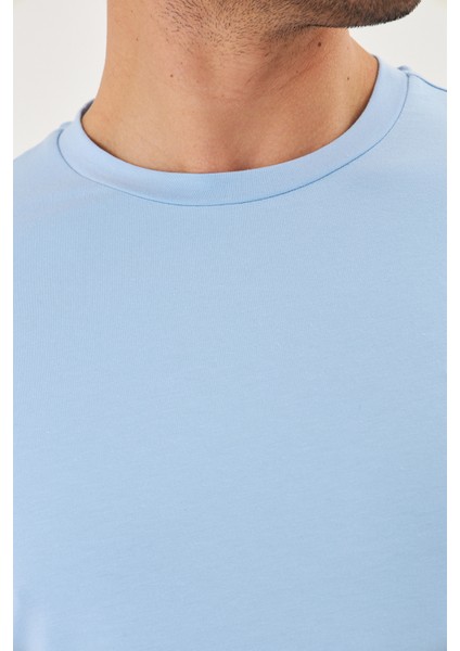 Erkek T-Shirt Supima Cotton Elastan