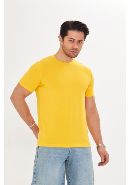 Erkek T-Shirt Supima Cotton Elastan indirimleri