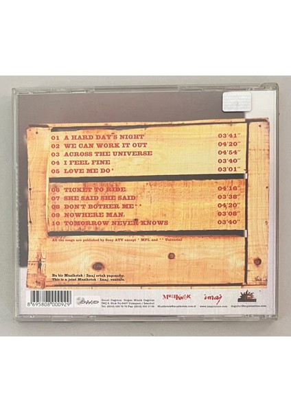 Beatles Alaturka CD (Orjnal Dönem Baskı Cd)