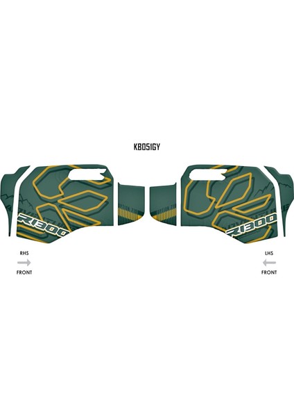 Motografix Tank - Knee Pad Bmw R1300GS Adventure Trophy 2024-2025