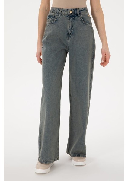 Tisha U.s Polo Assn. Kadın Jean Pantolon 2114782 Yeşil indirimleri