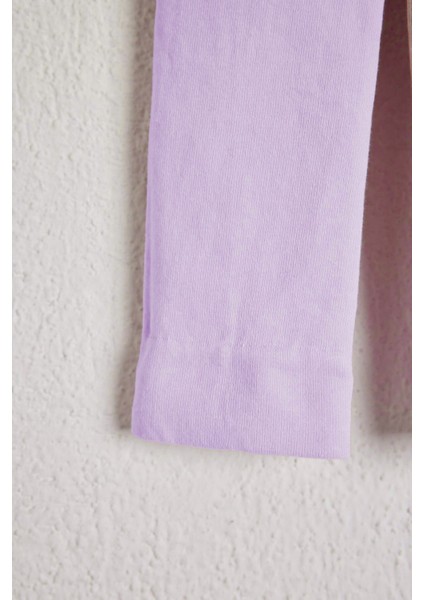 Pamuklu Çocuk Tayt Pantolon Koyu Lila fiyatları