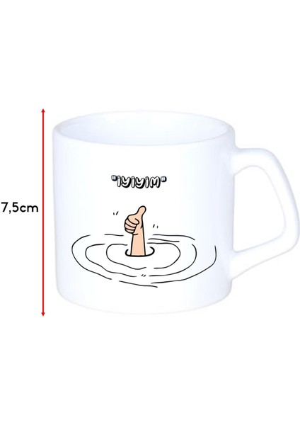 Iyiyim Yazılı Kupa – Beyaz 7,5cm fırsatları