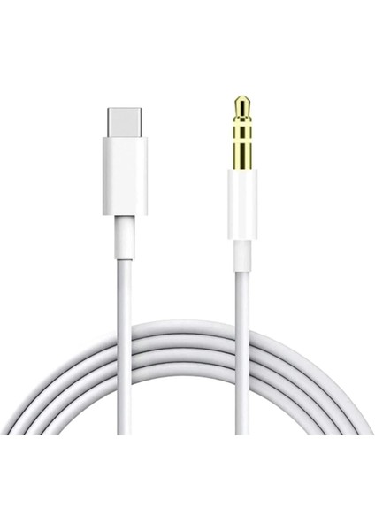 Xiaomi 12 Pro Ile Uyumlu Type C To 3.5 mm Aux Kablosu 1m AC06 modelleri