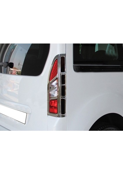 Citroen Berlingo 2 Facelift Uyumlu 2012-2018 Stop Çerçevesi 2 Parça Abs Krom Kaplama