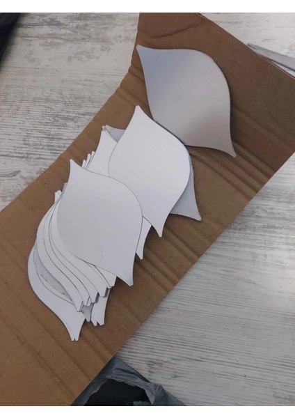 Dekoratif Su Yolu Aynalı Gümüş Pleksi (12X7 Cm) 12 Adet indirimleri