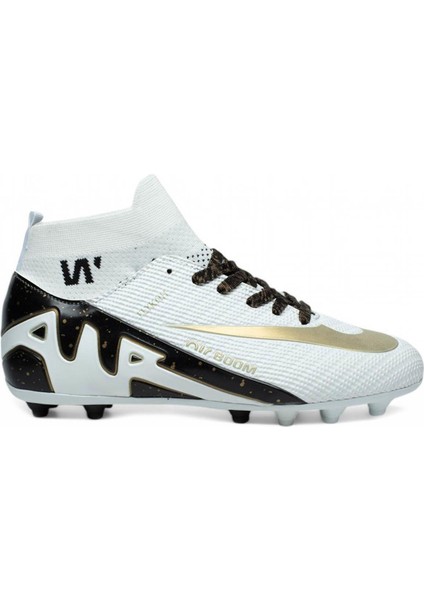 Yusufshoes Boğazlı Yetişkin Çocuk Unisex Halısaha Krampon Futbol Ayakkabısı