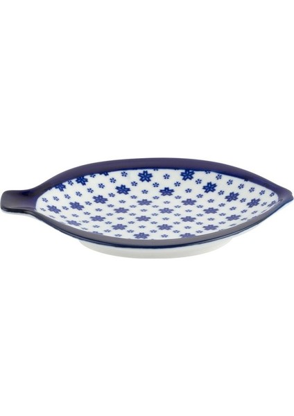 Rêve Bleu Petite Mini Tabak - Mavi - 10X8,5X1,5 cm