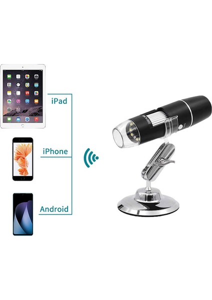 Wifi USB Dijital El Tipi Mikroskop Kablosuz Endoskop Kamera 8 Ledli fiyatları