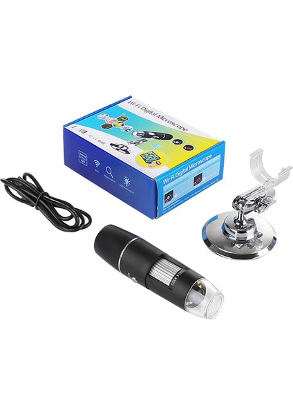 Wifi USB Dijital El Tipi Mikroskop Kablosuz Endoskop Kamera 8 Ledli indirimleri