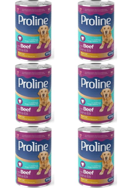Dana Etli Gravy Pate Yetişkin Köpek Konservesi Yaş Mama 395 gr - 6 Adet