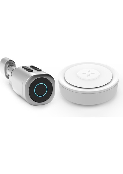 Akıllı Elektronik Parmak İzi Şifre ve RFID Kart Şifreli Kapı Kilidi ve Kablosuz Gateway Hub 2'li Güvenlik Seti