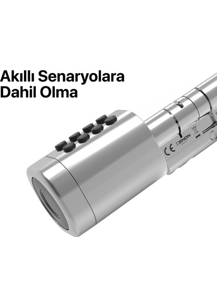 Akıllı Elektronik Parmak İzi Şifre ve RFID Kart Şifreli Kapı Kilidi ve Kablosuz Gateway Hub 2'li Güvenlik Seti