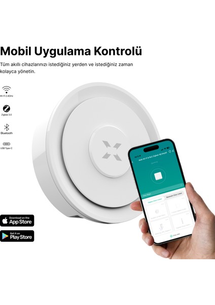Akıllı Elektronik Parmak İzi Şifre ve RFID Kart Şifreli Kapı Kilidi ve Kablosuz Gateway Hub 2'li Güvenlik Seti