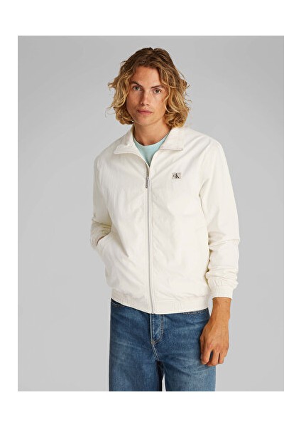 Crısp Cotton Harrıngton Jacket
