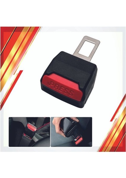 Tüm Araçlara Uyumlu Kemer Aparatı Metal Ağız 2 Adet fırsatları