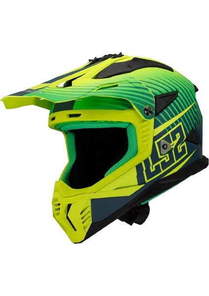 Fast 2 Duck Yeşil-Neon Sarı Kask