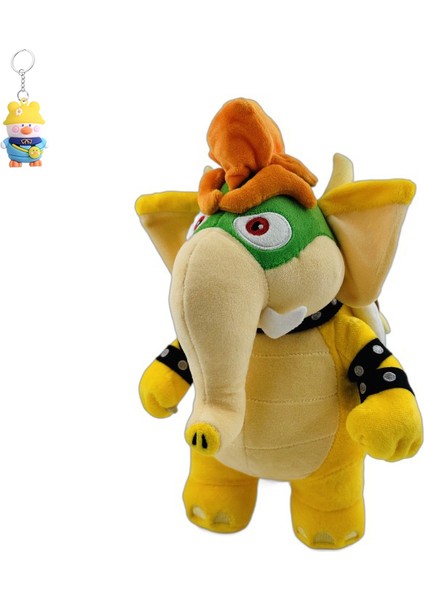 32CM Büyük Boyutlu Mary Mario Fil Şekli Kuba Ateş Ejderha Ayakta Peluş Bebek (Yurt Dışından)
